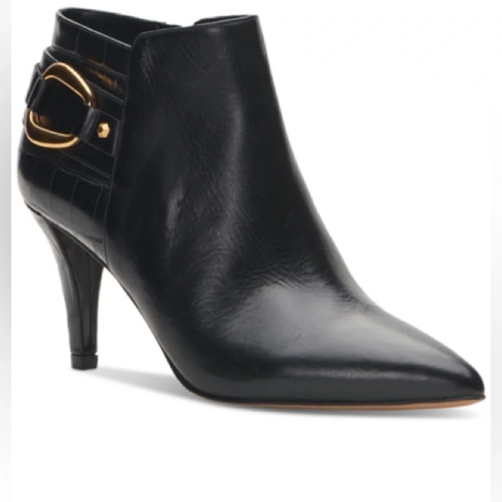 VINCE CAMUTO Women's Selmente High Heel Booties Black Size 10